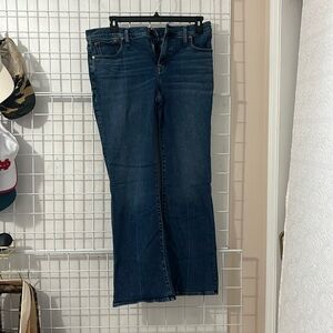 Madewell full length kick out jeans